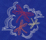 Sashiko Style Dragonflies