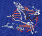 Sashiko Style Crane