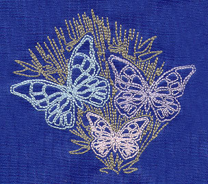 Sashiko Style Butterflies