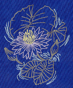 Sashiko Style Lotus