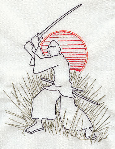 Sashiko Style Samurai