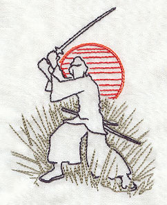 Sashiko Style Samurai