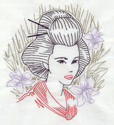 Sashiko Style Geisha