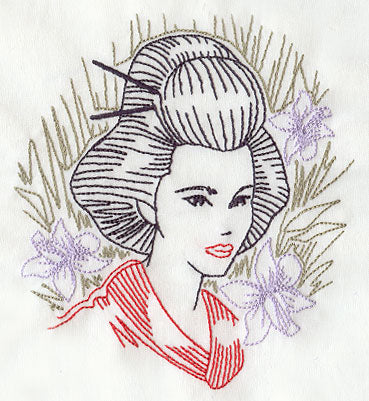 Sashiko Style Geisha