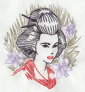 Sashiko Style Geisha
