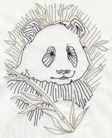 Sashiko Style Panda