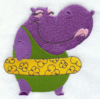 Floating Hippo