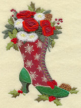 Mrs. Claus' Boot Bouquet