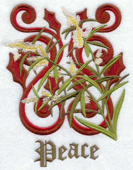 Victorian Olive Blossoms - Peace