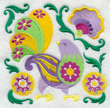 Stylin' Suzani Bird Square 1