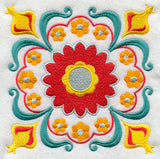 Stylin' Suzani Floral Square 1