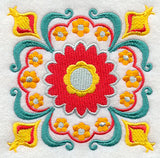 Stylin' Suzani Floral Square 1