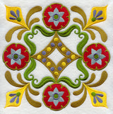 Stylin' Suzani Floral Square 2