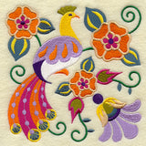 Stylin' Suzani Bird Square 2
