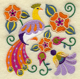 Stylin' Suzani Bird Square 2