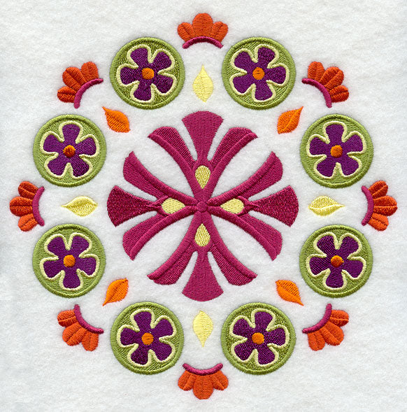 Stylin' Suzani Floral Circle 1
