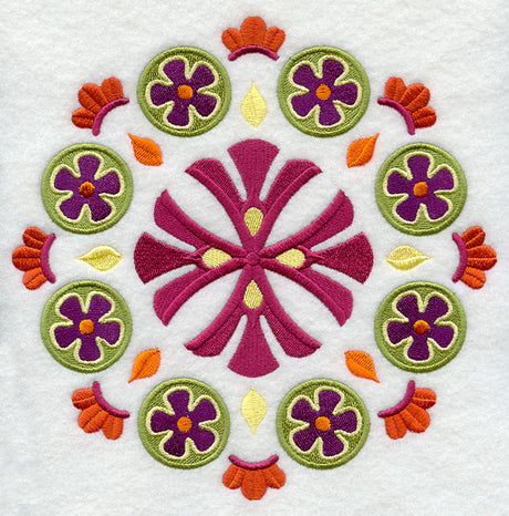 Stylin' Suzani Floral Circle 1
