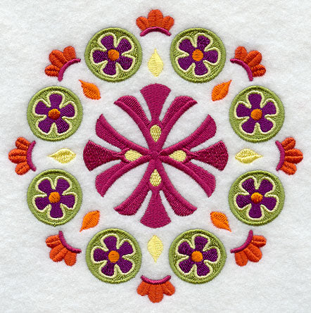 Stylin' Suzani Floral Circle 1
