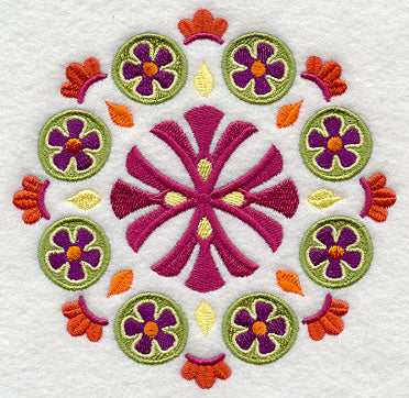 Stylin' Suzani Floral Circle 1