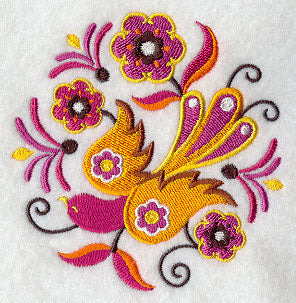 Stylin' Suzani Bird Circle 1