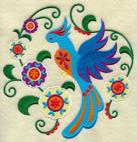 Stylin' Suzani Bird Circle 2