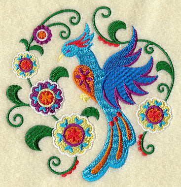 Stylin' Suzani Bird Circle 2