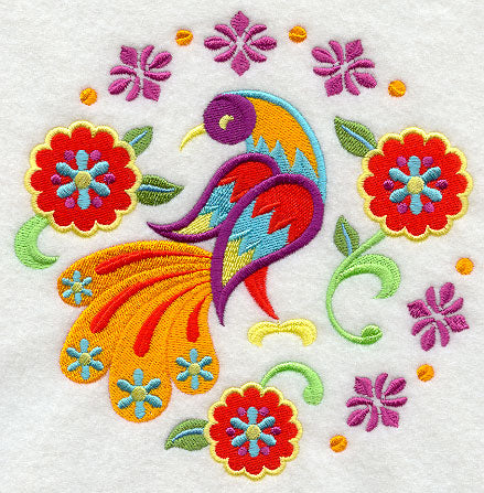 Stylin' Suzani Bird Circle 3