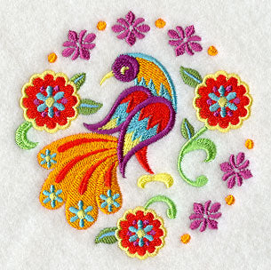 Stylin' Suzani Bird Circle 3