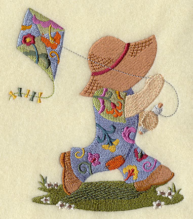 Suzani Kite Fisherman Fred