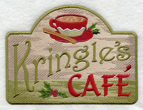 Kringle's CafÃ© Sign