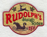 Rudolph's Sleigh Rides Sign