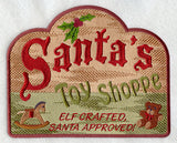 Santa's Toy Shoppe Sign