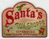 Santa's Toy Shoppe Sign