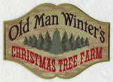 Old Man Winter's Tree Farm Sign