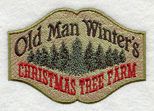 Old Man Winter's Tree Farm Sign