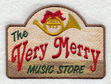 Very Merry Music Store Sign