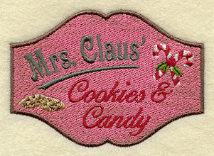 Mrs. Claus' Cookies and Candy Sign