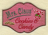 Mrs. Claus' Cookies and Candy Sign