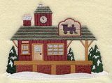 Christmas Village Train Depot