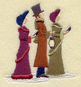 Christmas Villagers Sing Carols