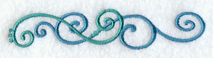 Alhena Swirl Border