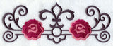 Rose and Wrought Iron Border