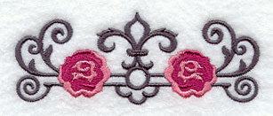 Rose and Wrought Iron Border