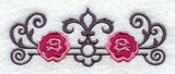 Rose and Wrought Iron Border