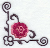 Rose and Wrought Iron Corner
