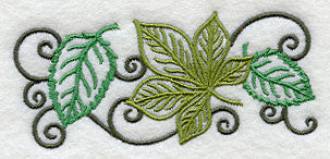 Lilting Leaves Border