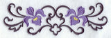 Iris and Wrought Iron Border