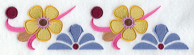 Art Deco Buttercup Border