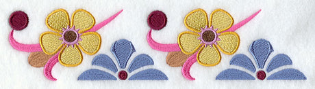 Art Deco Buttercup Border