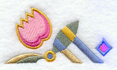 Art Deco Tulip Border